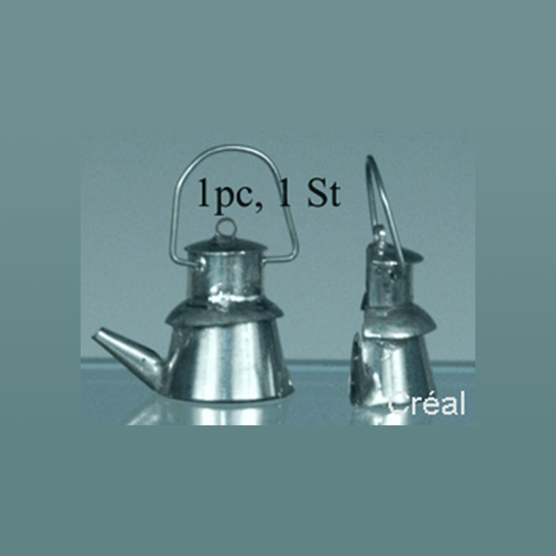 1/2 subject kettle tinplate Miniature 1:12