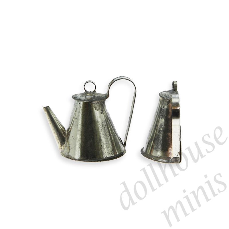 1/2 subject coffeepot tinplate Miniature 1:12 1/2 subject coffeepot tinplate Miniature 1:12