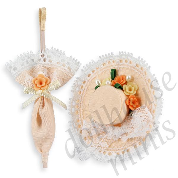 hat and parasol Miniature 1:12
