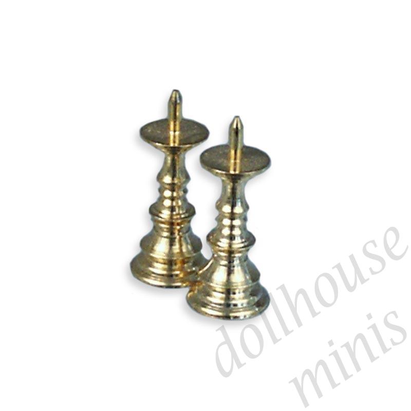 brass candle holder Miniature 1:12