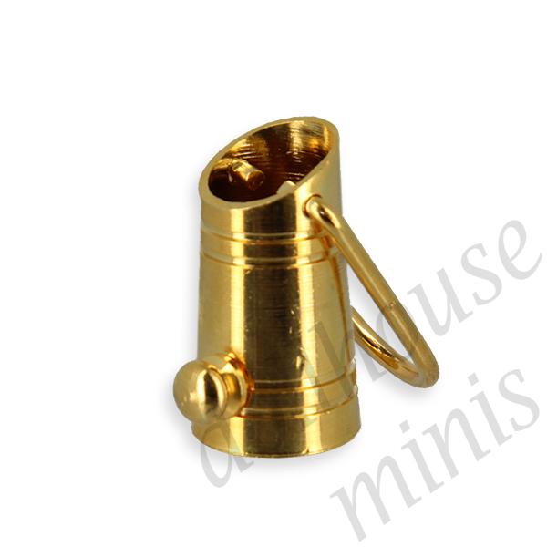 brass milk can Miniature 1:12