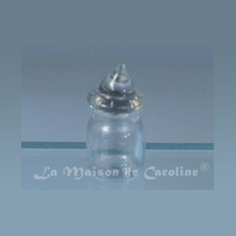 glass jar w/lid Miniature 1:12