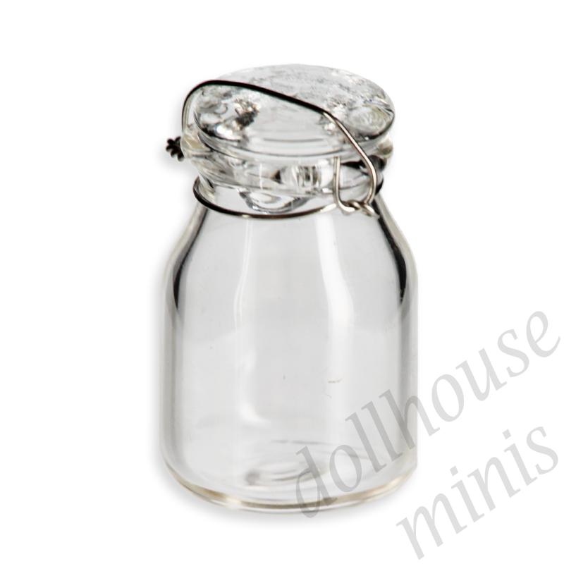 glass jar Miniature 1:12 glass jar Miniature 1:12