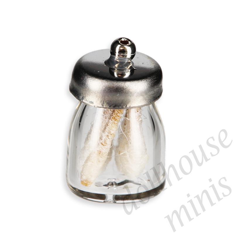 cotton swab jar Miniature 1:12 cotton swab jar Miniature 1:12