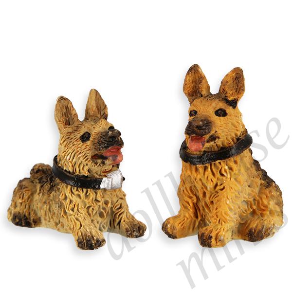dog: german shepherd 1 pc Miniature 1:12