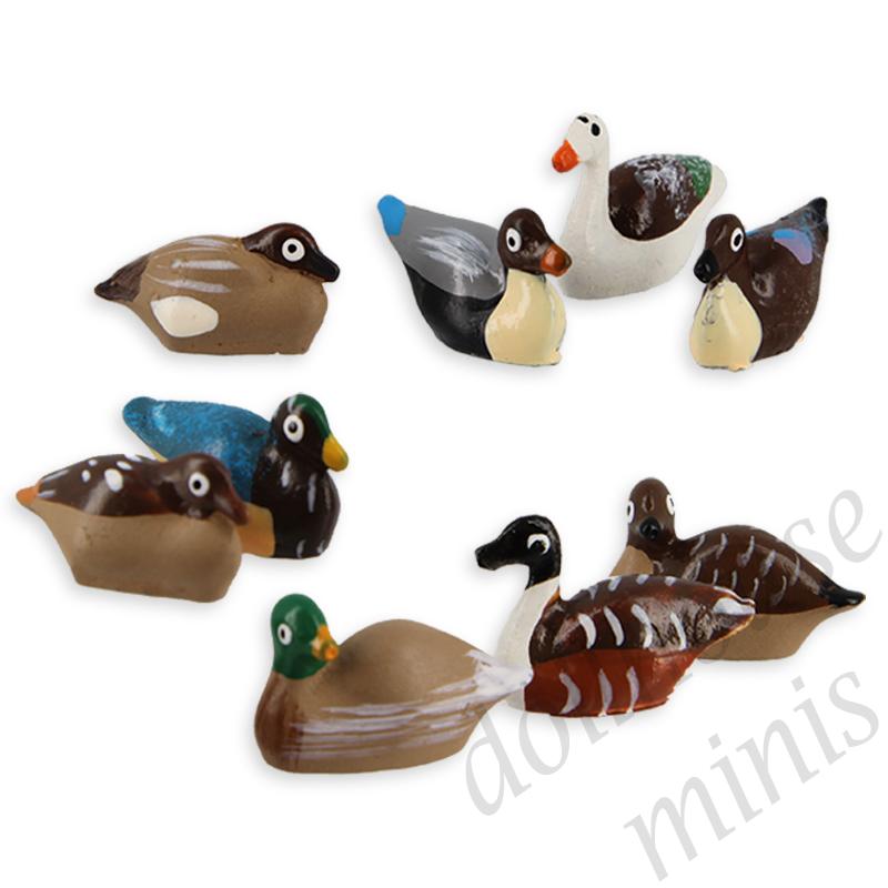 painted duck Miniature 1:12 painted duck Miniature 1:12