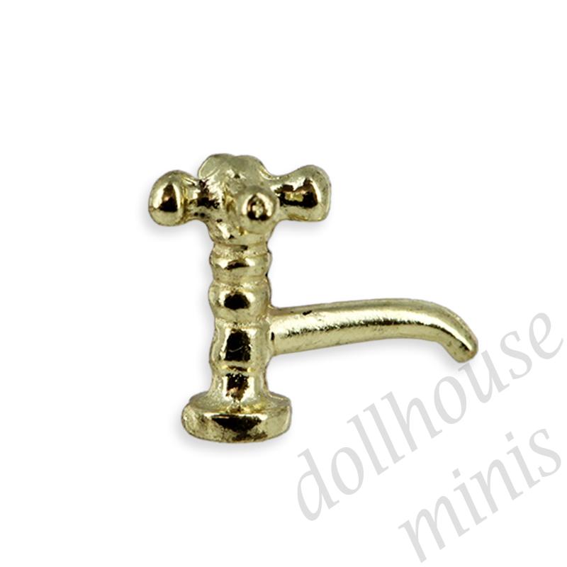 4 taps brass for dollhouses 1:12 4 taps brass for dollhouses 1:12