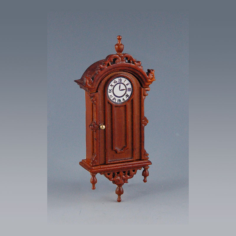 carillon walnut Trianon collectible furniture 1:12 carillon walnut Trianon collectible furniture 1:12