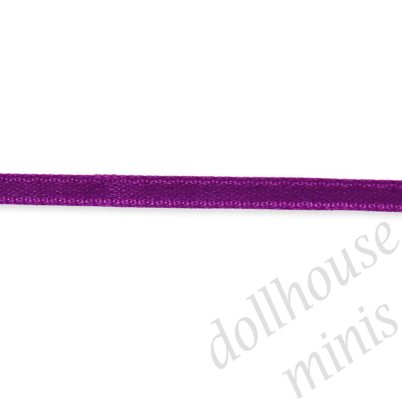satin ribbon 2m - lilac for dollhouses 1:12 satin ribbon 2m - lilac for dollhouses 1:12