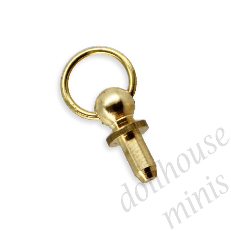 2 drawer handles gold for dollhouses 1:12 2 drawer handles gold for dollhouses 1:12