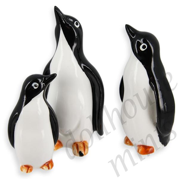 3 pc. family bone china set: penguin 1:12