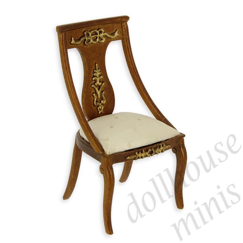 empire style chair Trianon collectible furniture 1:12 empire style chair Trianon collectible furniture 1:12