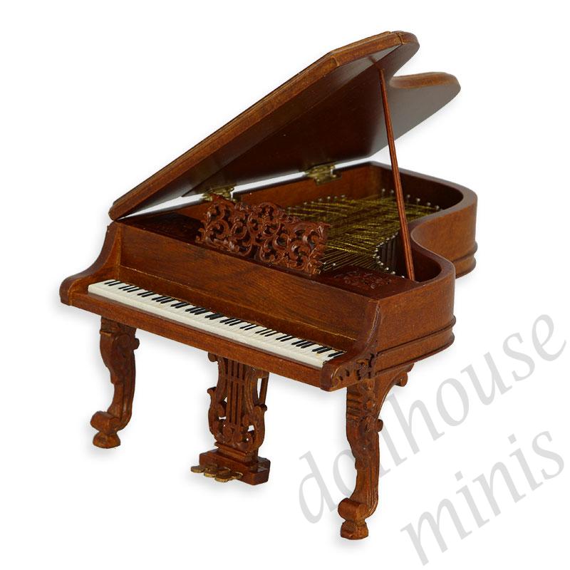 piano walnut  Trianon collectible furniture 1:12