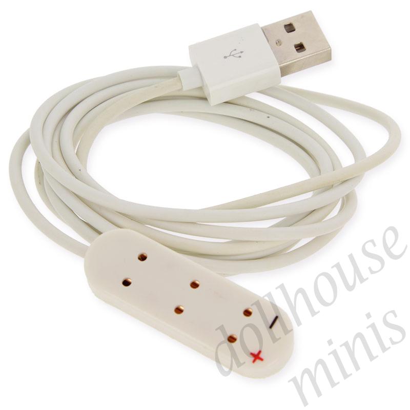 power strip usb-3v - 3 power socket for dollhouses 1:12