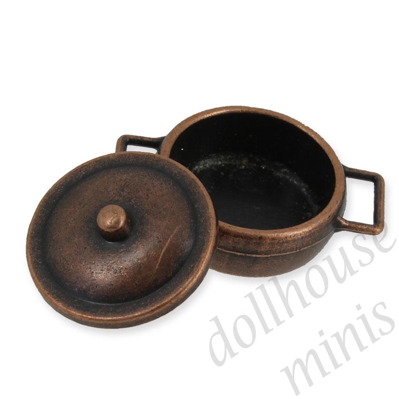 pan with cover Miniature 1:12 pan with cover Miniature 1:12