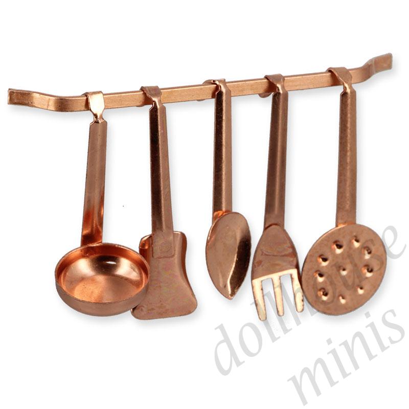 kooking kitchen set 5 pcs Miniature 1:12