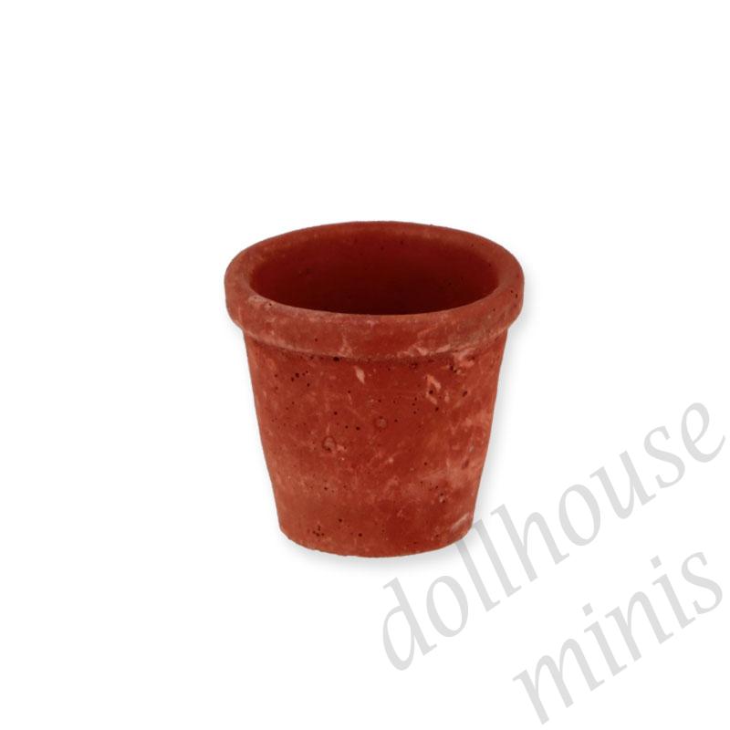 flower pot terra cotta 1:12