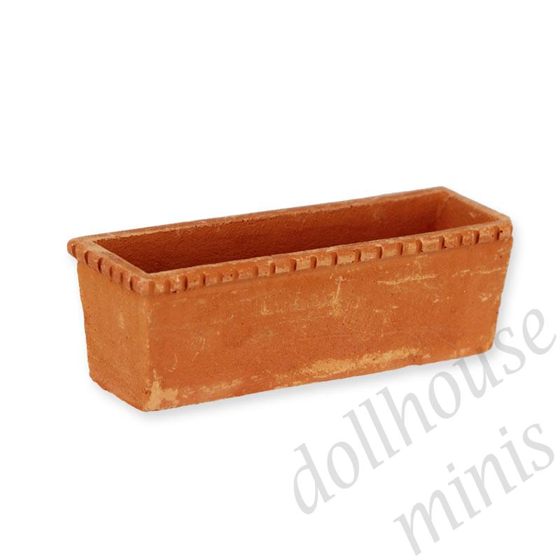 flower pot terra cotta light colour 1:12