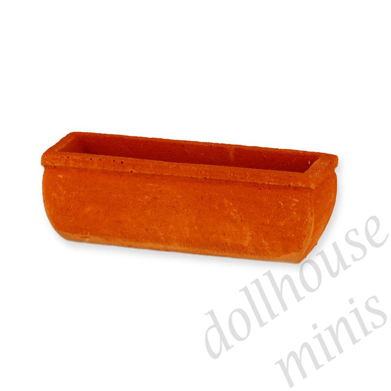 terra cotta flower pot empty Miniature 1:12 terra cotta flower pot empty Miniature 1:12