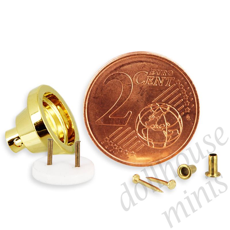 hanging adapter spring loaded eylet for dollhouses 1:12