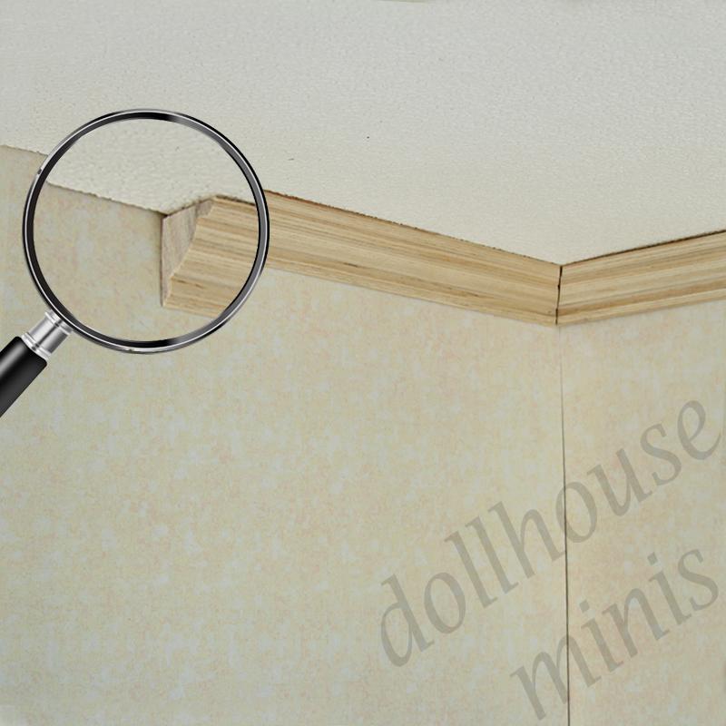wooden decorative moulding for dollhouses 1:12 wooden decorative moulding for dollhouses 1:12