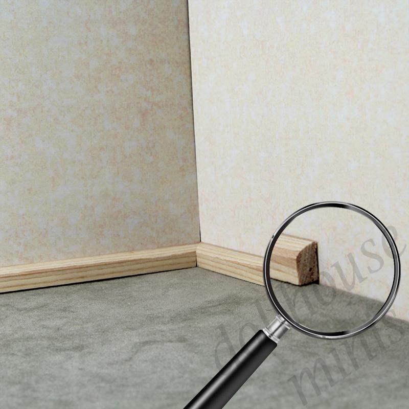 baseboard molding 10x6mm - lg.50cm for dollhouses 1:12 baseboard molding 10x6mm - lg.50cm for dollhouses 1:12