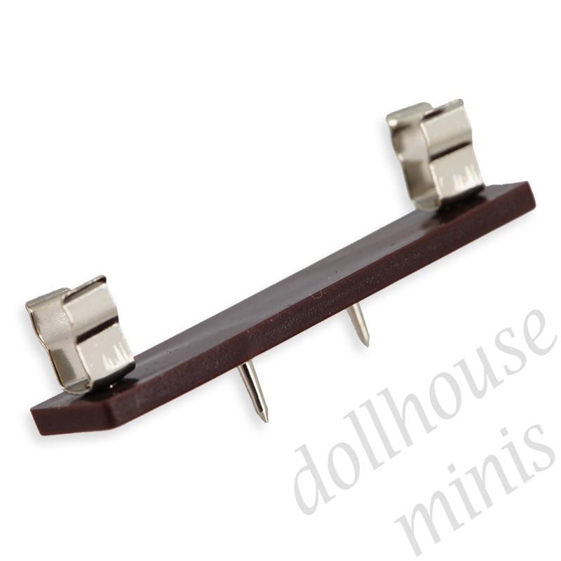 2 fluorette socket for bulb 2499 w/nails for dollhouses 1:12 2 fluorette socket for bulb 2499 w/nails for dollhouses 1:12