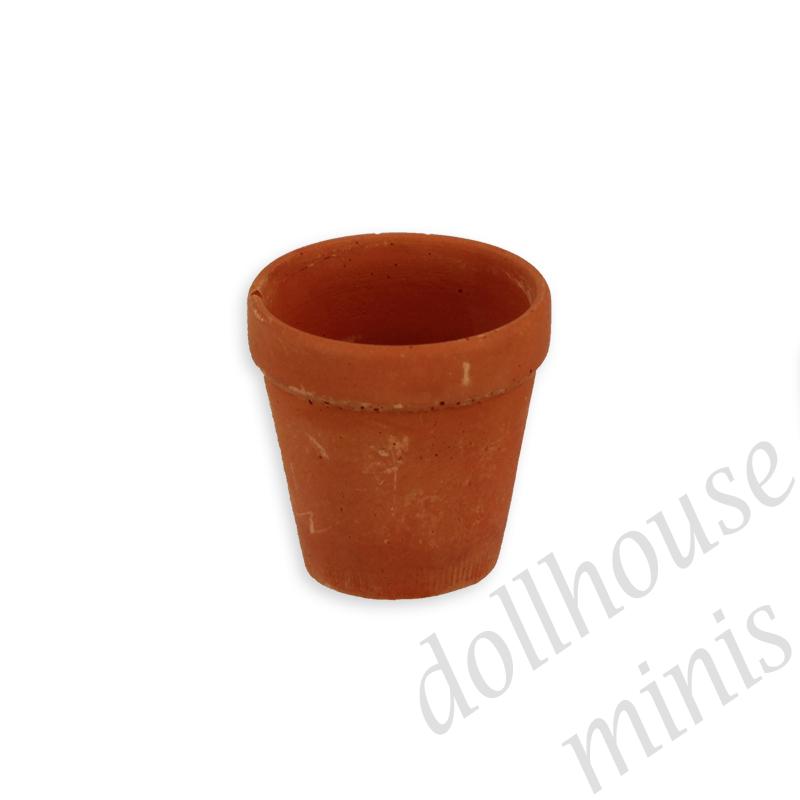 flower pot terra cotta 1:12
