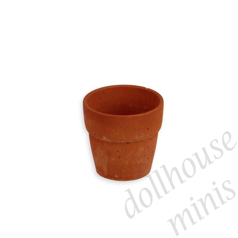 flower pot terra cotta 1:12