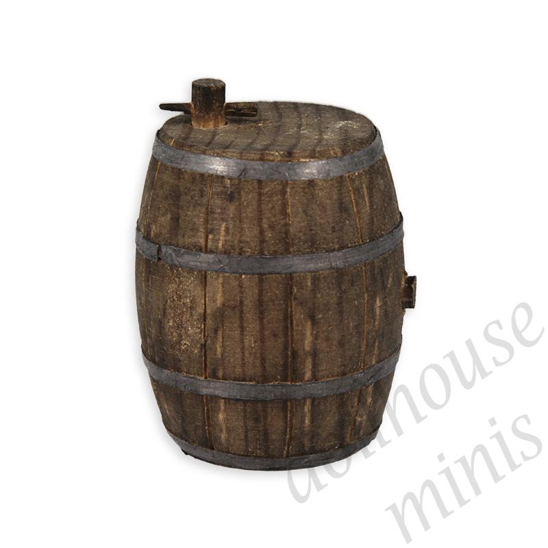 big barrel w/faucet Miniature 1:12 big barrel w/faucet Miniature 1:12