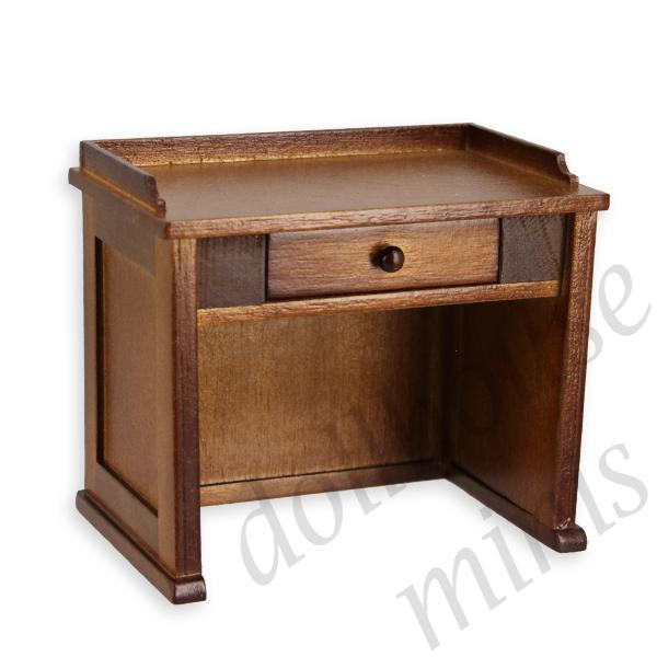 teacher s desk walnut miniature furniture 1:12
