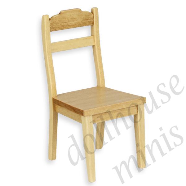 chair natural oak miniature furniture 1:12 chair natural oak miniature furniture 1:12
