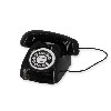 telephone black miniature 1:12