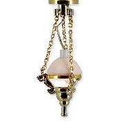 12v hanging oil lamp brass miniature 1:12