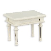 small side table louis xvi ivory miniature furniture 1:12