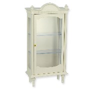 display cabinet louis xvi ivory miniature 1:12