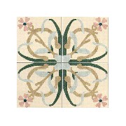 victorian floor tiles miniature 1:12