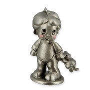 little boy, pewter miniature 1:12