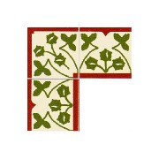 borders for victorian floor tiles miniature 1:12