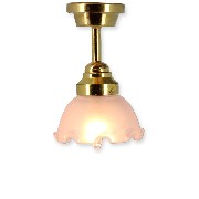 12v ceiling lamp clip tulip miniature 1:12