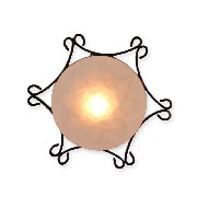12v ceiling lamp clip filigree miniature 1:12