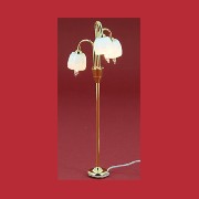 12v floor lamp brass flutes miniature 1:12