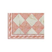 white and pink marble miniature 1:12