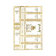 wall decoration green miniature 1:12