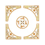 ceiling decoration set miniature 1:12