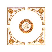 ceiling decoration set miniature 1:12