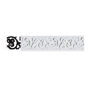 borders 3d white miniature 1:12