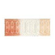 wall protection 3d white miniature 1:12