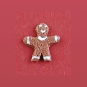 ginger bread small dark brown miniature 1:12