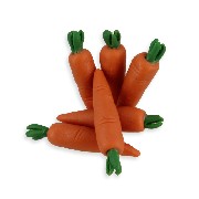 small carrot x6 /6 miniature 1:12